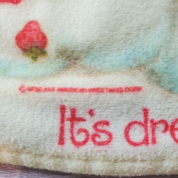 Vintage 1980 Strawberry Shortcake Toddler Pajama Sleepwear Set - Picture 4 of 10